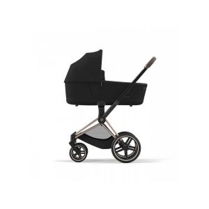 Cybex Poussette priam 4 châssis rose gold nacelle stardust black plus (tissu premium)