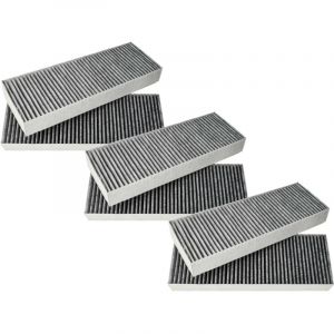 Vhbw 6x Filtres à charbon actif remplacement pour Bora BAKFS-002, BAKFS pour hotte aspirante - 34 x 12,2 x 4,25 cm