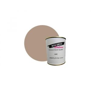 Marron Caf&eacute;-Peinture carrelage et fa&iuml;ence murale &agrave; base de laque polyur&eacute;thane mono-composante aspect velours-satin Aqua carrelage - 750 ml