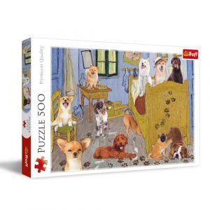 Trefl Puzzle 500 pièces : La salle Van Gogh ? La révolution du chien