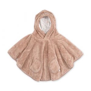 Bemini Poncho de voyage enfant softy + jersey - Cape - Parka - 9-36 mois - Natural