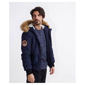 Image de Superdry Everest Bomber Blouson, Bleu (Nautical Navy 09S), XX-Large (Taille Fabricant: 2XL) Homme