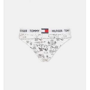 Tommy Hilfiger Slip signature coton organique Blanc - Couleur Blanc - Taille XS