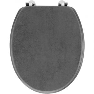 Douceur D'intérieur - Abattant wc 37 x 46 cm Allium beton