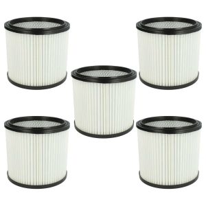 Vhbw 5x filtre pliss&eacute; compatible avec FAM Aquavac aspirateur - blanc