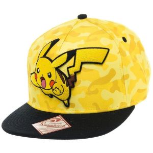 Image de Bioworld Casquette 'Pokémon' : Pikachu - snap back - jaune - Toutes plates-formes