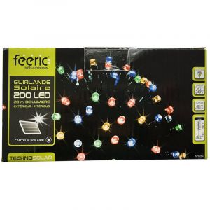 Image de Guirlande lumineuse Solaire 20 m Multicouleur 200 LED