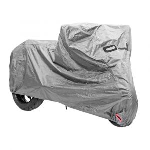 OJ JM10912 WL Housse pour Moto en Tissu Enduit imperm&eacute;able avec Coutures thermocoll&eacute;es et Doublure, Taille M, Noir