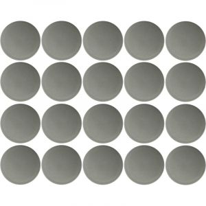 Cyclingcolors 20x cache vis capuchon torx T25 protection bouchon recouvrement meuble, gris 7042 (Šedá 7042)