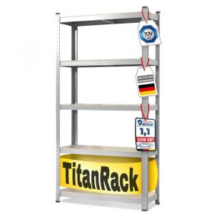 &Eacute;tag&egrave;re m&eacute;tallique 200 x 90 x 45 cm, Galvanis&eacute;, Capacit&eacute; de charge, 875 kg