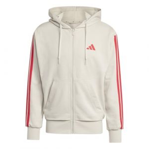Adidas Sweatshirt &agrave; capuche full zip Essentials 3-Stripes French Terry