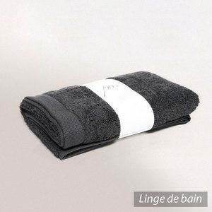 Linnea Drap de douche 70x140 cm PURE Anthracite 550 g/m2