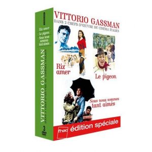 Coffret 3 DVD - Vittorio Gassman - 3 films - Riz amer / Le pigeon / Nous nous sommes tant aimés !