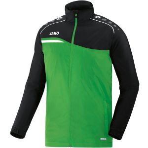 Jako Veste Pour Enfants De Pluie Competition 2.0 7-8 Years vert clair/noir