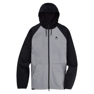 Burton Snowboard Crown Weatherproof Sweat à capuche zippé gris