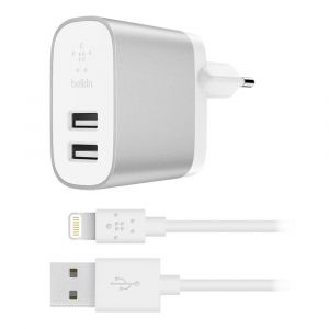 Belkin Chargeur Secteur Boost Charge USB-A + Câble Lightning / USB-A