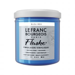 Lefranc & bourgeois Peinture Flashe vinylique - Bleu rex n&deg;067 - 125 ml -