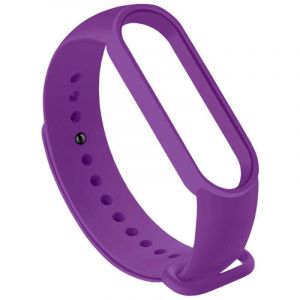 Bracelet en silicone violet OcioDual pour Xiaomi Mi Smart Band 5/6
