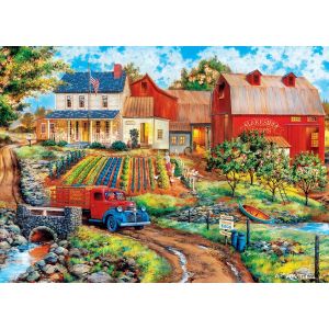 Master pieces Puzzle 1000 pièces : Ferme & Campagne - Le jardin de grand-mère