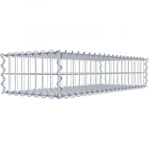 Gabion 100 cm x 20 cm x 40 cm (L x H x P), maille 5 cm x 10 cm, spirale