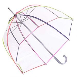 Image de Isotoner PARAPLUIE CANNE manuel 09496 - PVC NEON