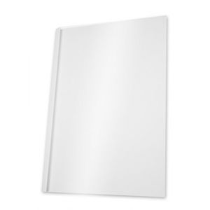 Pavo Pack de 100 Couvertures de reliure thermique standard 8 mm Blanc - 8003686