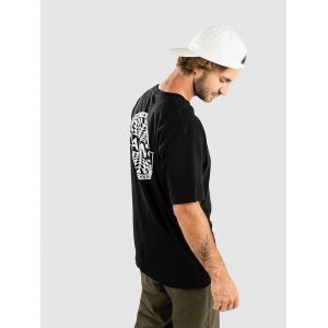 Vans Warped Checkerboard Log T-Shirt noir
