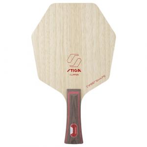 Stiga Clipper Cybershape Bois de Tennis de Table Mixte, Marron, Taille Unique
