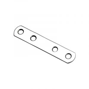 Hettich Ferrure d'assemblage poli, l.80 mm