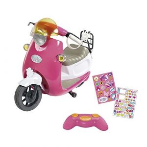 Zapf Baby Born 824771 Rc Scooter Moto Telecommandee Accessoires Pour Poupee 43 Cm