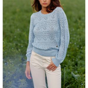 Pull col rond uni MAGY