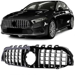 Europetuning - 06040 - CALANDRE LIGNE AMG GT R NOIRE CHROME COMPATIBLE MERCEDES CLASSE A TYPE 177 - W177 - V177