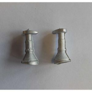 Disarmodel Plot d'amarrage en métal 25mm x2 - Accessoires pour maquettes en bois
