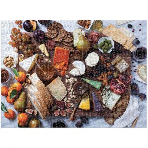 Galison Multi-Puzzle 1000 pièces : L'art du plateau de fromages