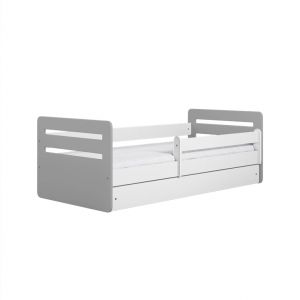 Lit Tomi Mix Gris Avec Un Tiroir Sans Matelas 160/80