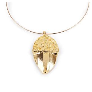 Bellota rigid necklace #shiny gold 1 u