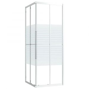 Cabine de douche salle de bain ESG 70 x 70 x 180 cm transparent et blanc 02_0002029