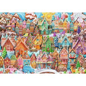 Ravensburger Puzzle 1000 pièces - Noël au village des cookies