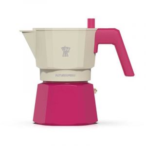 Pezzetti Cafetiere italienne - FUTUREXPRESS - Aluminium - 3 tasses - Fuschia
