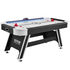 Table d&iquest;Air Hockey-VEVOR-183 cm-Syst&egrave;me de Score &Eacute;lectronique LED-Hockey sur Table d'Int&eacute;rieur-avec 2 Palets, 2 Poussoirs