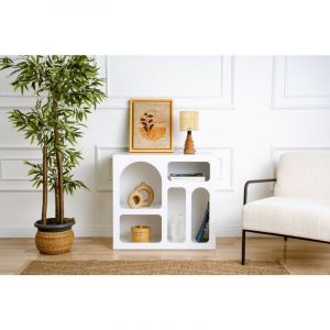 Menzzo Console Lesa blanche - 80x74x35 cm