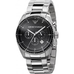 Emporio Armani AR0585 - Montre pour homme Quartz Chronographe