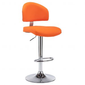 Image de VidaXL Tabouret de Bar Similicuir Orange