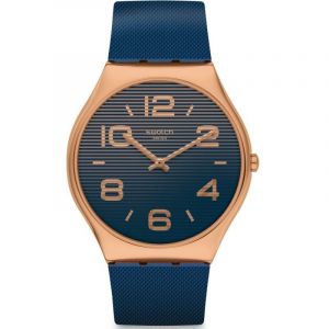 Swatch Bracelet silicone / plastique homme - Montre Night trick - Couleur de la matière:Rose