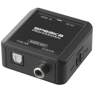 Image de Speaka professional Audio Câble adaptateur [HDMI - coaxial, Toslink]