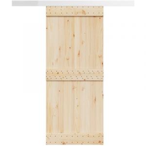 VidaXL Kit de quincaillerie de porte coulissante alliage d'aluminium, quincaillerie de porte coulissante, galet de porte 4009752