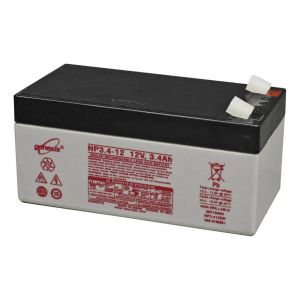 Enersys Batterie au plomb 12 V 3.4 Ah Genesis plomb (AGM) (l x h x p) 134 x 67 x 67 mm connecteur plat 6,35 mm sans entretien, certification VdS, auto-décharge