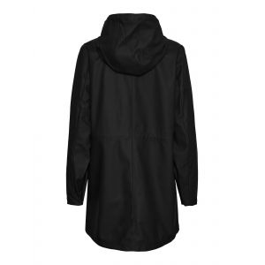 Vero Moda Veste imperm&eacute;able manches longues &agrave; capuche Noir - Taille 38