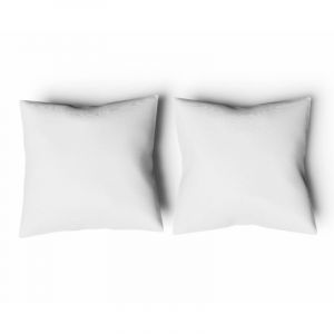 Oreiller Carré 60x60cm Moelleux 100% Polyester Fibres Creuses Coussin |Homeflair