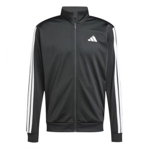 Adidas Homme 3 Stripes Tricot Regular Track Top, Black, XL